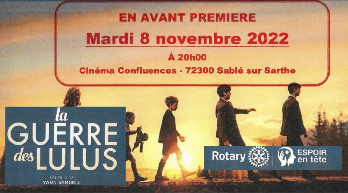 Espoir en Tête 2022 La Guerre des Lulus en avant première le 8 novembre à Sablé 20h00 Espoir en Tête 2022 La Guerre des Lulus en avant première le 8 novembre à Sablé 20h00